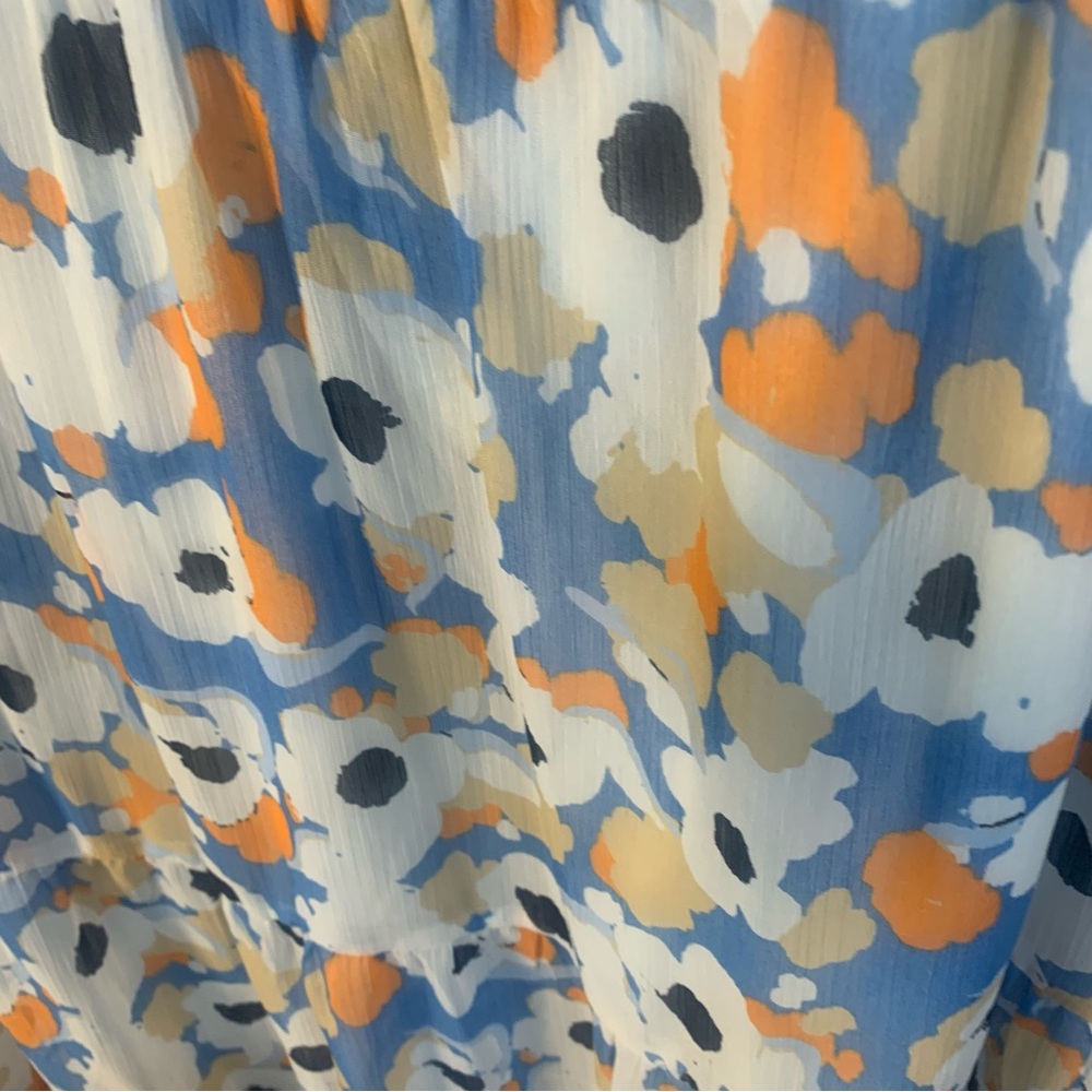 Joie Limited Edition Floral Fields Tiered Chiffon Maxi Dress - Picture 7 of 15